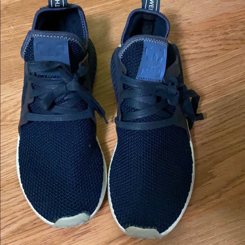 NMD adidas blue sneakers